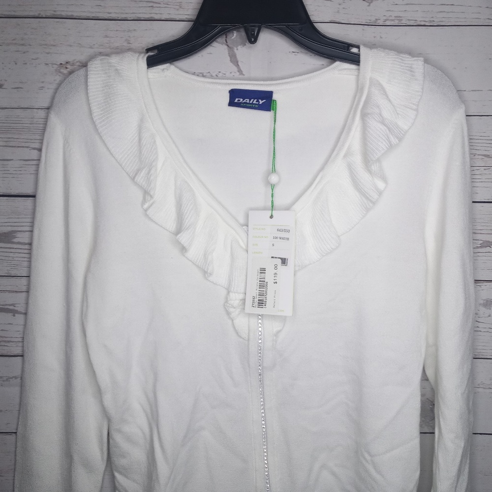 DAILY SPORTS MILENA CARDIGAN WOMEN'S SMALL SWEATER